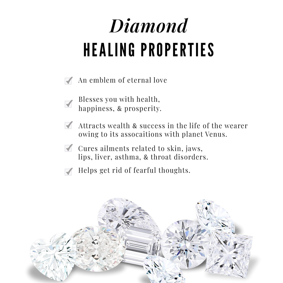 Natural Diamond Infinity Jewelry Set for Women