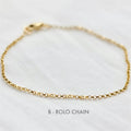 14K Gold Filled Chain Bracelet Handmade Jewelry Boho Charms Bracelets Vintage Anklets for Women Bridesmaid Gift Jewelry