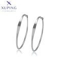Xuping Jewelry Gold Color Plated Fashion European Style Elegant Big Hoops Earrings for Girls Women School Party Gift 80633