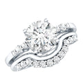 2 Carat IGI Certified Lab Grown Diamond Engagement Ring with Wedding Band