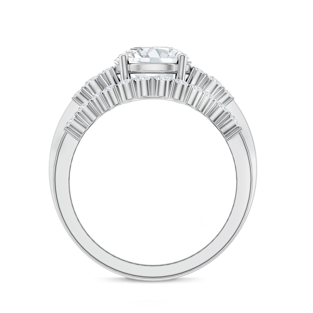 2 Carat IGI Certified Lab Grown Diamond Engagement Ring with Wedding Band