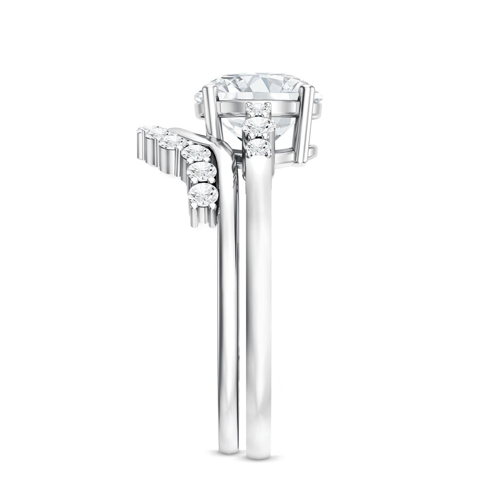 2 Carat IGI Certified Lab Grown Diamond Engagement Ring with Wedding Band