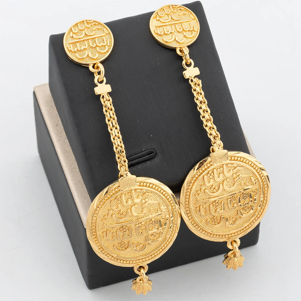 Fashion Earrings for Women Gold Color Vintage Water Drop Plant Leaves Earrings For Women Jewelry Accessory Party Girls Gifts