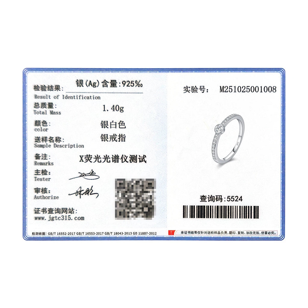 MODIAN 0.1CT D Color Moissanite 925 Sterling Silver Fashion Round Stackable Finger Rings For Women Daily Fine Jewelry ﻿