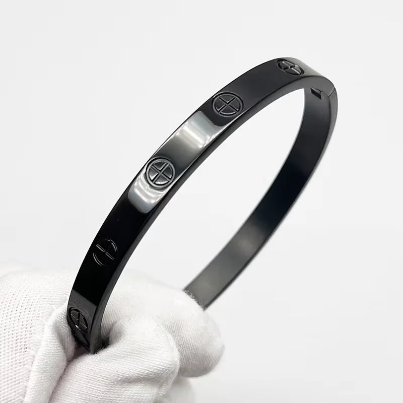 Luxury Brand Jewelry Fashion Stainless Steel Charm Luxury Jewelry LOVE Bangle SCREW Cartierred Bracelets