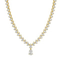 NASIAPear Moissanite Tennis Necklaces for Women Lab Diamond S925 Sterling Silver Plated 18k Wedding Moissanite Necklace 2026