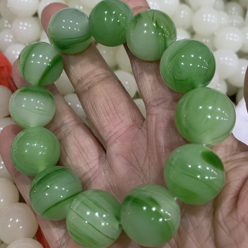 Buddha Bead Bracelet Round Bead Men's and Women's Bracelet Gift