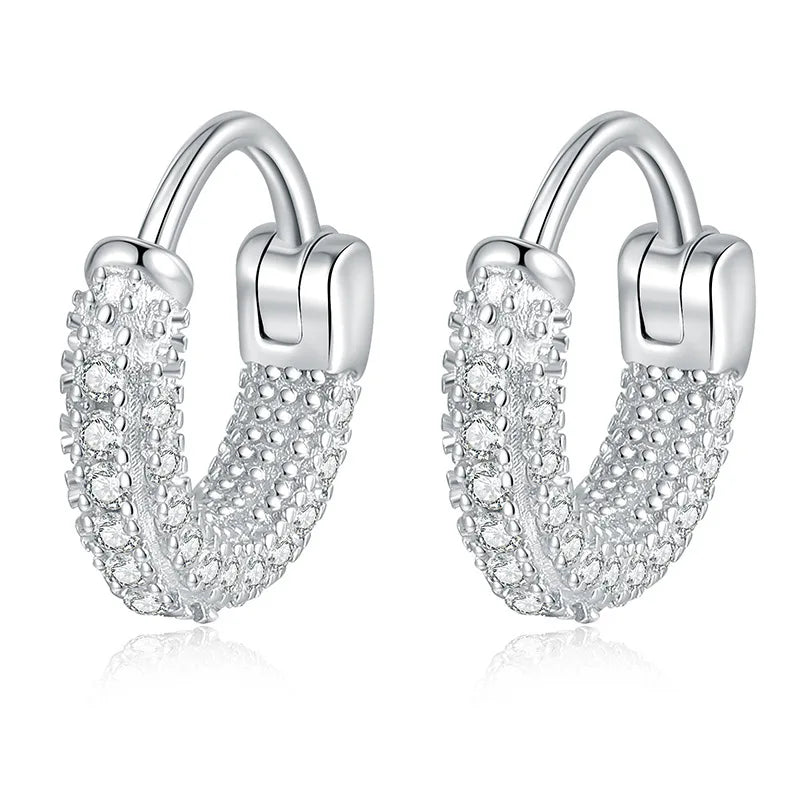 PT950 Platinum Inlaid 0.7 Carat Moissanite Earrings Light Luxury Versatile Women's Earrings Diamond Earrings PT950 Imprint