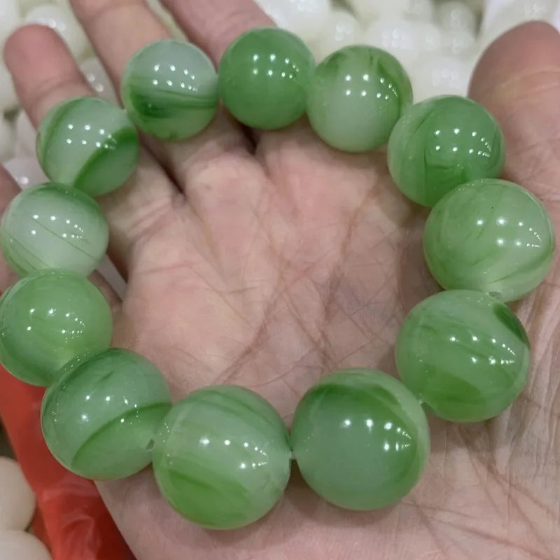 Buddha Bead Bracelet Round Bead Men's and Women's Bracelet Gift