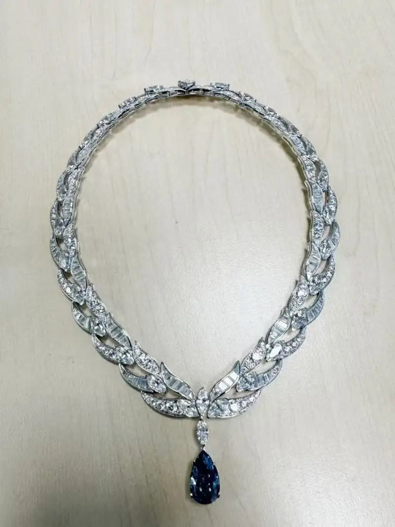 Bellux Customized Silver Necklace Luxury Brand Necklaces for Women Silver 925 Moissanite Jewelry Personalized Pendant Necklace