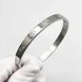Luxury Brand Jewelry Fashion Stainless Steel Charm Luxury Jewelry LOVE Bangle SCREW Cartierred Bracelets