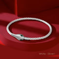Classic Design Luxury Snakehead Bangles for Women Fashion Jewelry Genuine Braided Leather Bracelets Party Gifts Wholesale