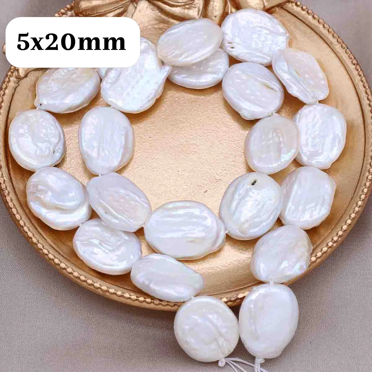 13x18mm Natural Pearl Baroque Freshwater Pearl Rectangular Beads for Jewelry Making DIY Necklace Earrings Bracelets Accessories