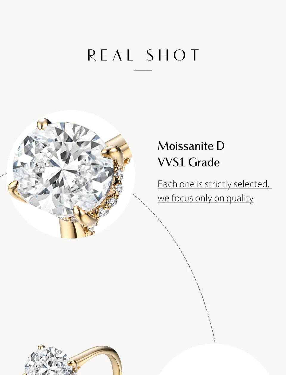 CHARMING Luxury 2.0CT Moissanite Rings Lab Diamond 10*7mm Engagement Wedding Rings 925 Sterling Silver Women Finger Band Jewely