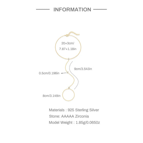 AIDE Female Anklets 925 Sterling Silver New Arrival Simple Design Summer Beach Fashion Long Chains Circle Ring Foot Anklet Jewel