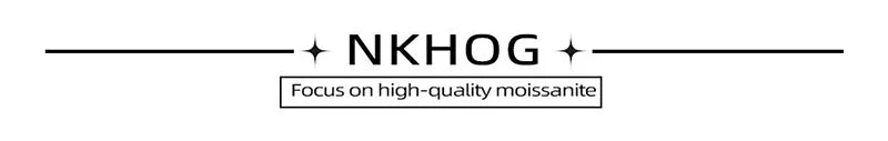 NKHOG 4CT Full Moissanite Drop Earrings Certified 925 Sterling Silver Dangle Earring For Woman Wedding Teardrop Jewelry Gift