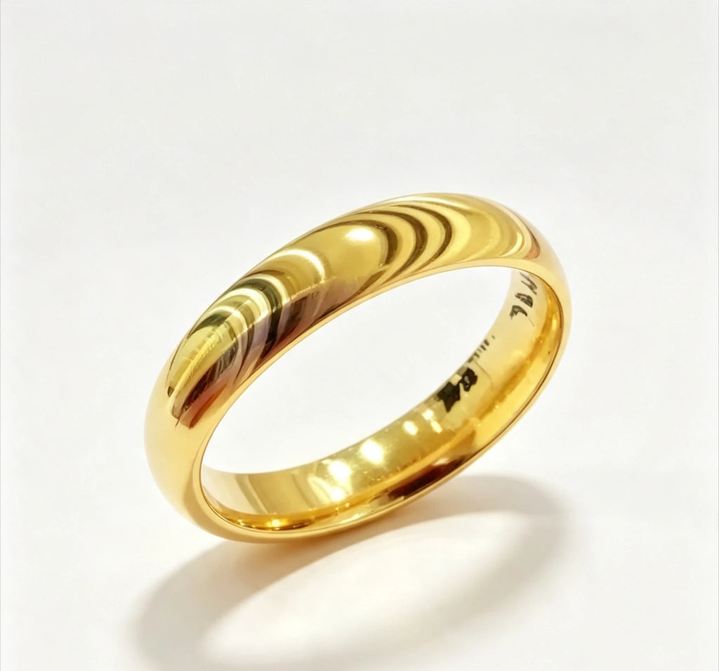 999 real gold rings for couples 24k pure gold finger ring 5d yellow gold ring wedding jewelry Giving a gift to friend