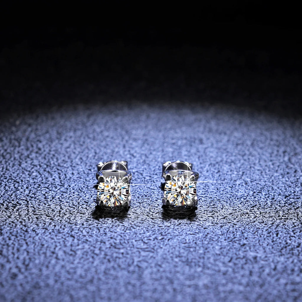 BagueRingen 1ct D Clolor Moissanite Jewelry Sets 925 Sterling Silver Party Wedding Earrings Necklace For Women Bridal Sets Gifts