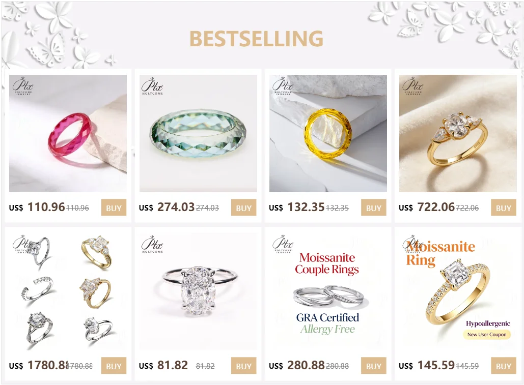 Jewelry Set Moissanite Jewelry Set Pear-shaped It Includes Ring Necklace & Earrings Suitable for Weddings and Ideal As A Gift