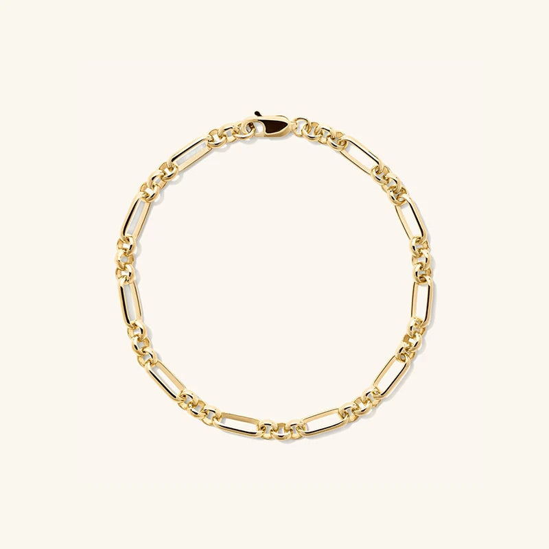 Light Luxury Minimalist 925 Sterling Silver Trendy KUC Fine Jewelry Chains Design Bracelet for Girls Women