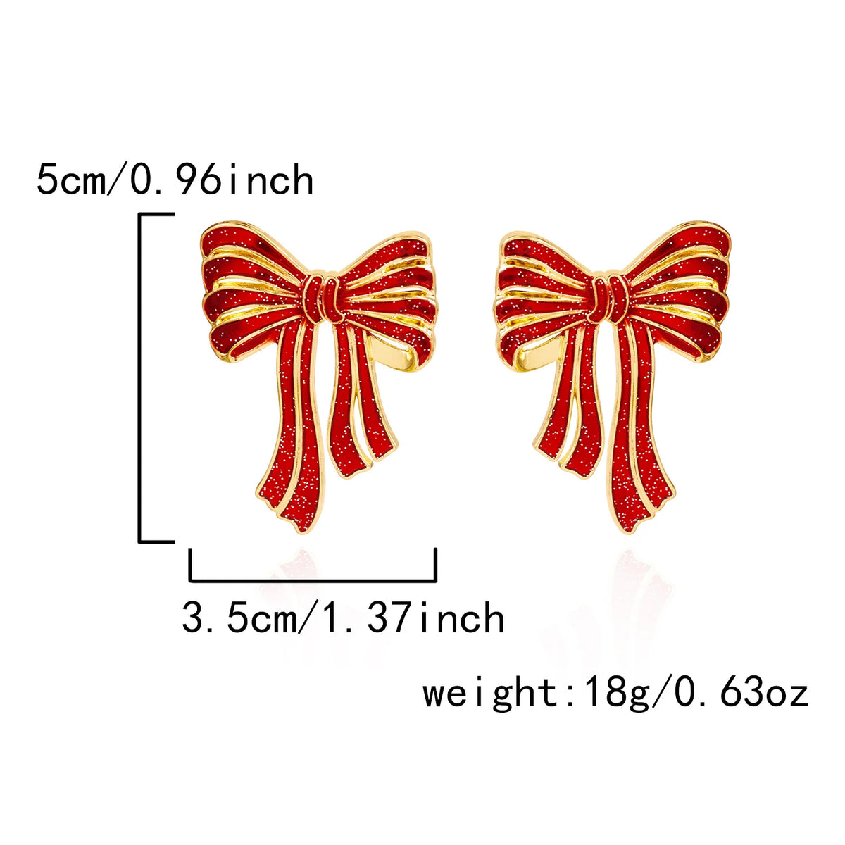 Christmas Red Bow Dangle Earrings Stud For Women Cute Rhinestone Shoes New Year Party Jewelry Xmas Gifts