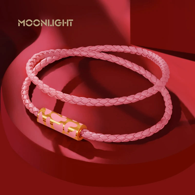 Classics Leopard Bracelets Double Layer Bracelets for Women Stainless Steel Leather Bracelet Female Fashion Jewelry Couple Gift