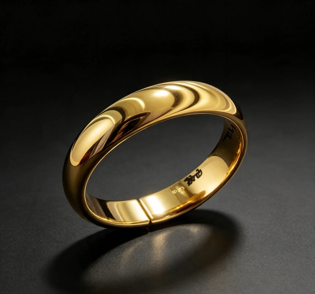 999 real gold rings for couples 24k pure gold finger ring 5d yellow gold ring wedding jewelry Giving a gift to friend