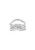 Reef Break Wave Ring - Silver